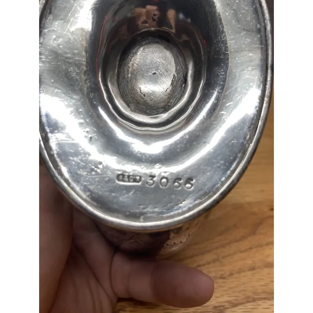 Antique art deco silver plated basket‎
